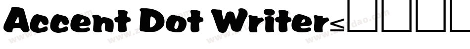 Accent Dot Writer字体转换